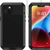 Custodia in Metallo Blindata per IPhone 17 18 Pro Air 17e 16e 16 15 14 13 12 11 Pro Max XS XR 8 7 Plus Copertura Resistente Protezione Schermo