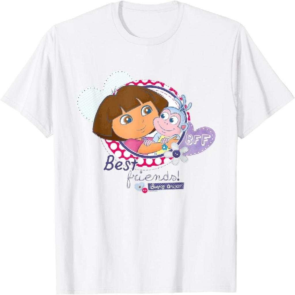 Dora l'Esploratrice e Stivali sono Migliori Amici! Maglietta