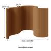 18-Panel Curved Folding Screen Divider – Japanese Style Retractable Wall for Live Broadcasts