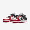 Nike X NBA Dunk Low Retro EMB Black and Chile Red DD3363-100