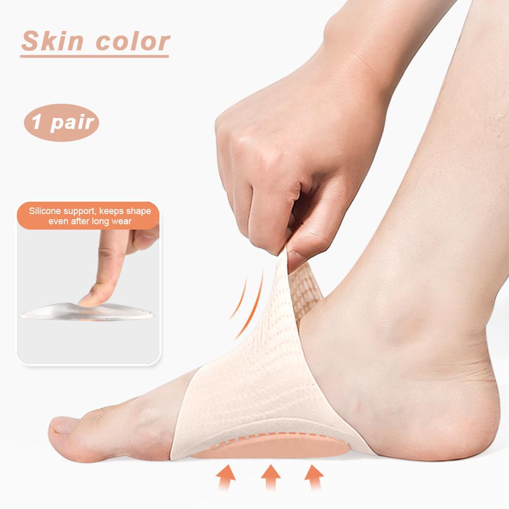 

Утолщенная силиконовая подушечка для свода стопы, стелька для поддержки плоскостопия, ортопедическая стелька для высокого подъема, тренажер для пронации стопы