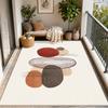 Nordic Abstract CARPET FOR LIVE ROOM Striped Home Decoration Balcony Outdoor Rugs Washable Antiskid Lounge Floor Mats Bedside