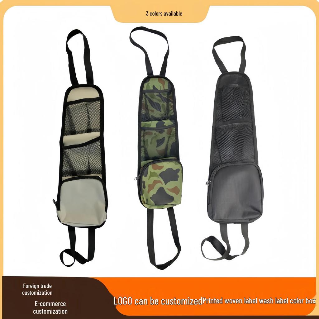 Oxford Cloth Car Seat Side Organizer - Cross-Border Hanging Storage Bag