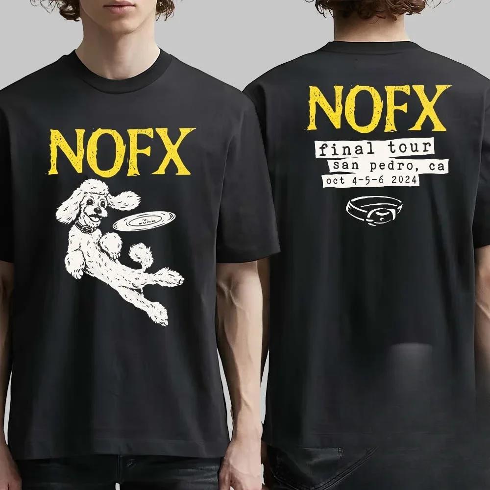 Vendita Calda Punk Band NOFX Poster Classico Stampa Grafica T-shirt Uomo Donna Streetwear Manica Corta Estiva Nuova Maglietta Larga Casual Cotone Top Oversize