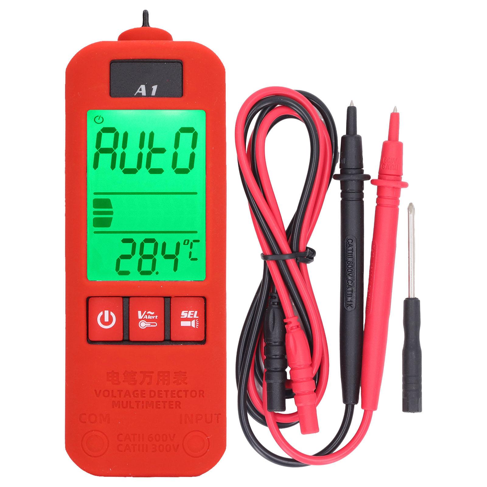 

Fully Automatic Multimeter LCD Screen Digital Test Pen Neutral Live Line Identification Voltage