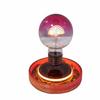 Black Technology Magnetic Levitation Rainbow Light Bulb Glowing Design Glass Material Maglev Rainbow LED Night Light