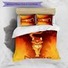 3pcs Custom Name Warriors Cats Bedding Set Duvet Cover Closure Includes 1 Duvet Cover & 2 Pillowcases for All Seasons Bedroom Decor