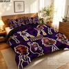 Custom Name,Clawdeen Pattern Bedding Home Decoration Birthday Gift ( 1 Duvet Cover + 2 Pillowcase, Without Core),fan Merchandise.