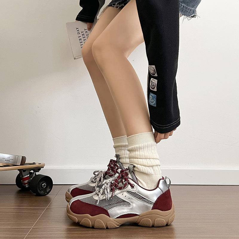 

2025 new retro German training shoes women s versatile casual sports shoes student Forrest Gump shoes women s single shoes women s shoes 40