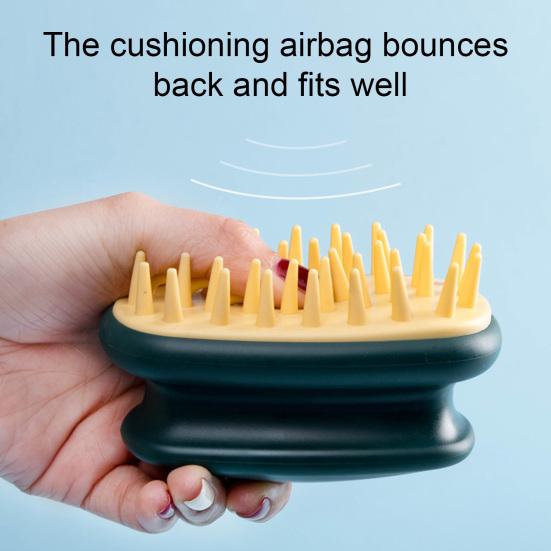 Spazzola Massaggiante per Cuoio Capelluto Shampoo con Manico Ergonomico Uomini Donne Portatile da Viaggio Crescita Capelli Esfoliante per Cuoio Capelluto Scrubber Spazzola Pulente
