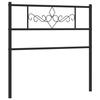 VidaXL Tête de lit métal noir 90 cm 355295