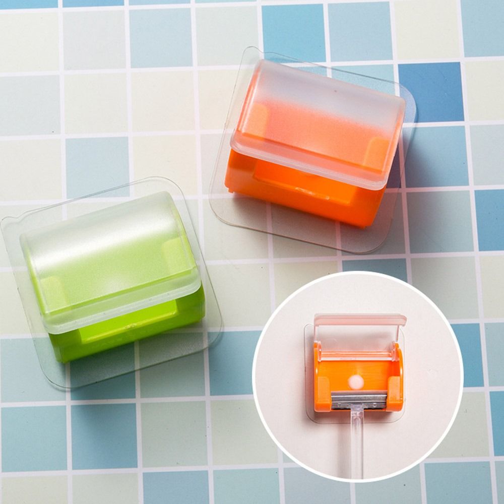 Dustproof Shaver Storage Rack Wall Mounted Bathroom Shelf Shaving Razor Holder Hanger Men