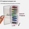 Stackable Diecast Car Display Case: Transparent Acrylic Shelf for Hot Wheels Models