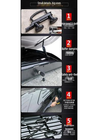 BMW X1/X3/X5/2/3/5 Series Roof Luggage Box: Large Capacity, Ultra-Thin, Heavy-Duty Travel Roof Box