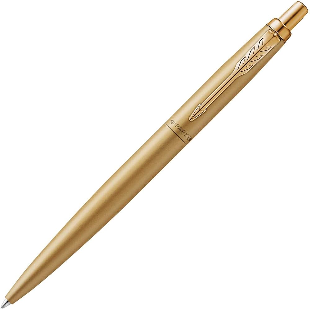 PARKER Parker Ballpoint Pen, Jotter XL, Gold GT, Medium, Permanent Imported In Gift Box, 2122658Z