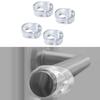 4Pcs Door Stopper Transparen Silicone Door Handle Pad Wall Anti-Collision Buffer Baby Safety Protection Wall Furniture Protector