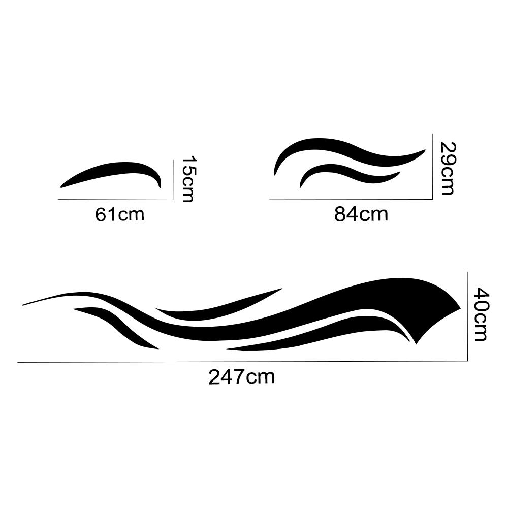 2PCS Car Sticker For Peugeot Boxer Mercedes Benz Sprinter Vito V Class W447 V260 DIY Vinyl Film Tuning Car Styling