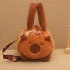 Plush Capybara Panda Claw Machine Crossbody Bag with Large Capacity