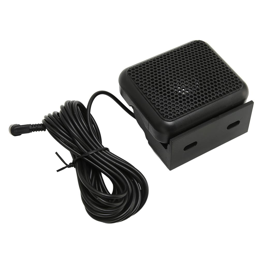 Car Radio Speaker Portable Car Radio External Speaker with 3.5mm Plug and Base for FT 7800R FT 7900R FT 8800R FT 8900R