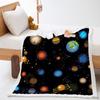 Car Moon Planet Thickened Lamb Fleece Crystal Fleece Blanket Cover Blanket