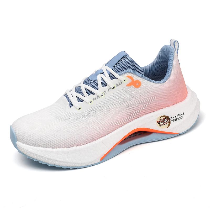 

Кроссовки для парного бега, спортивные на открытом воздухе, сетчатые, повседневные, для бега, тренировочные, плоские, нескользящие, профессиональные, теннисные туфли для мужчин и женщин 36 белый