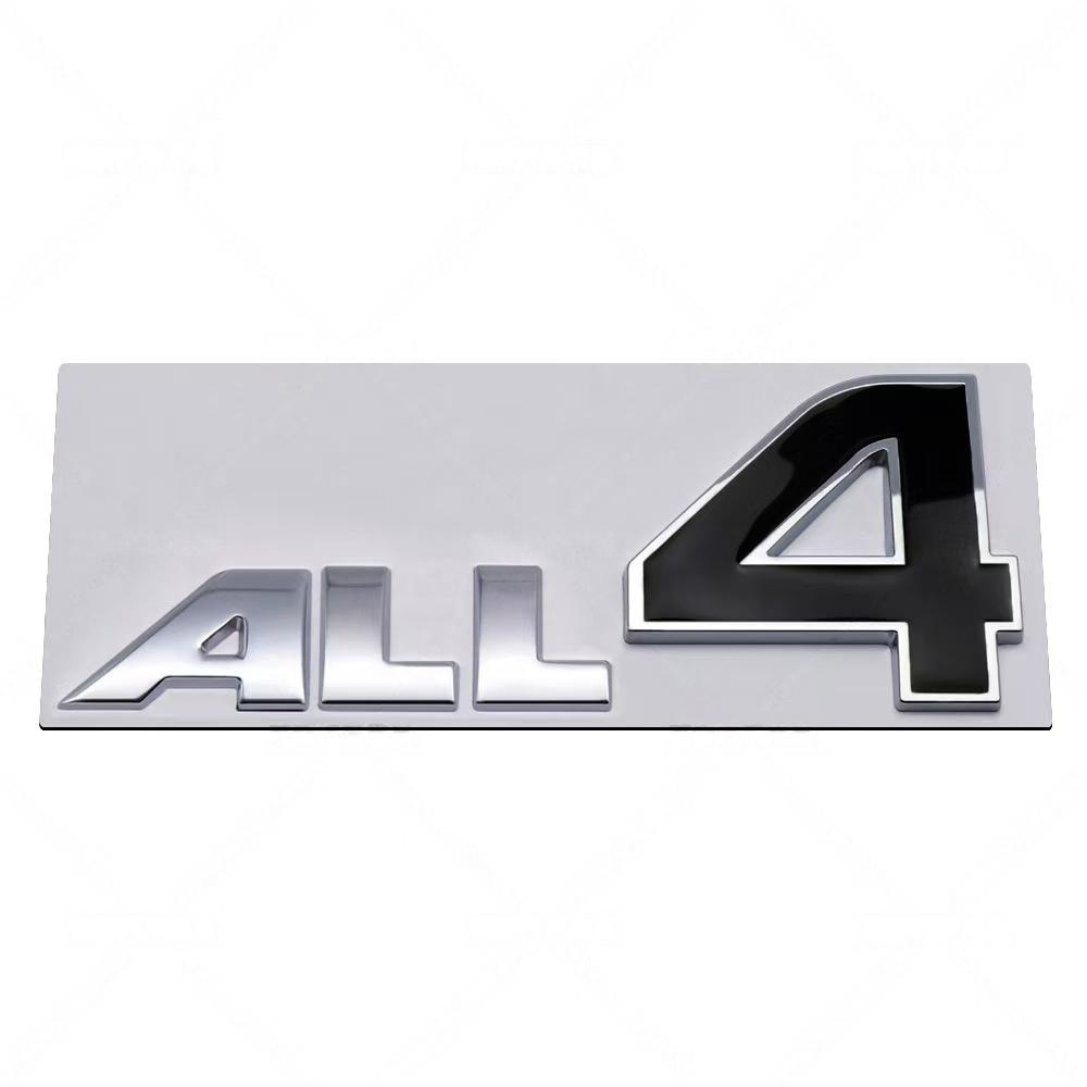 3D Metall ALL4 Coopers SD Abzeichen Aufkleber Auto Heckklappe Seitenkotflügel Emblem Decal