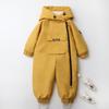 Traje de Nieve para Niños Niñas Niños Mono de Nieve de una Pieza Impermeable Cortavientos Mono de Invierno para Exteriores Trajes de Snowboard Esquí Mono Abrigado con Capucha