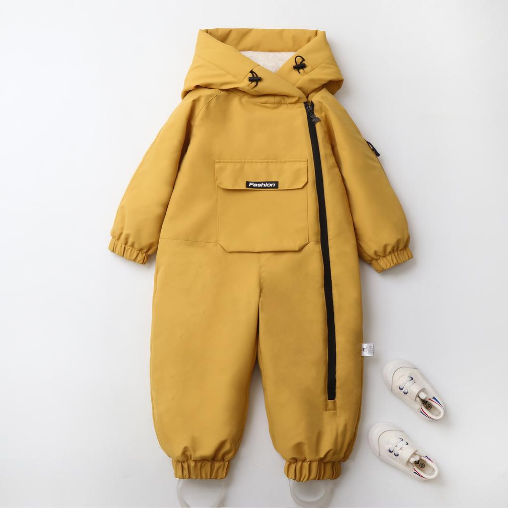 Traje de Nieve para Niños Niñas Niños Mono de Nieve de una Pieza Impermeable Cortavientos Mono de Invierno para Exteriores Trajes de Snowboard Esquí Mono Abrigado con Capucha