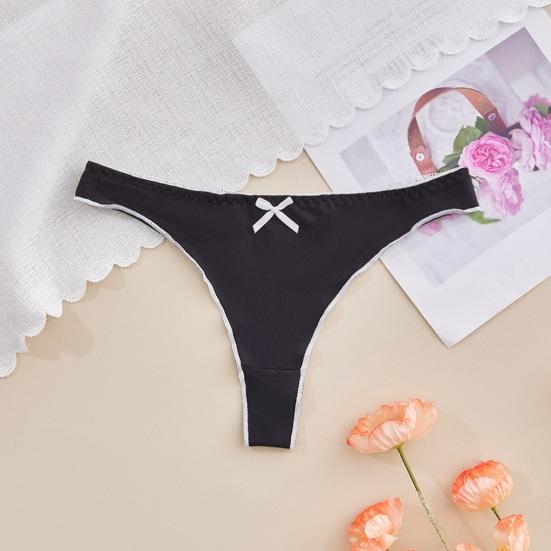 Tangas sin costuras de algodón de tiro bajo para mujer, ropa interior sexy con volantes en el bajo, bragas bikini, calzoncillos transpirables para mujer