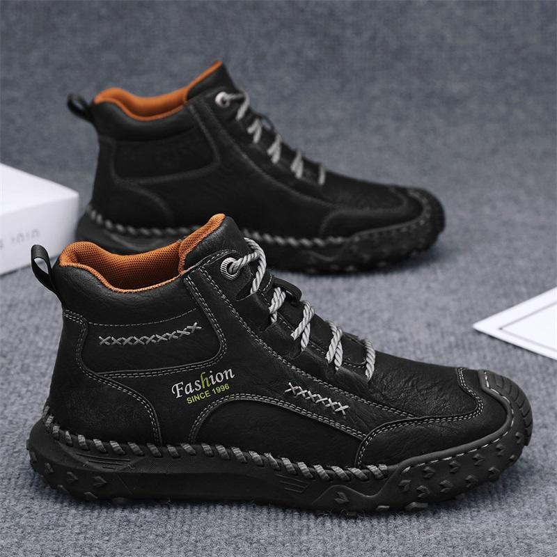 38-48 Herbst /Frühling Handgefertigte Herrenstiefel Schuhe Bequeme Stiefeletten für Herren Freizeitschuhe Mokassins Herren Werkzeugschuhe