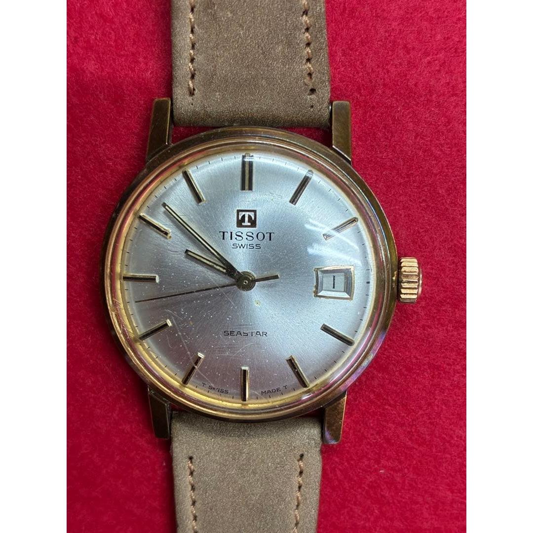 Used Antique clock TISSOT SEASTAR automatic winding