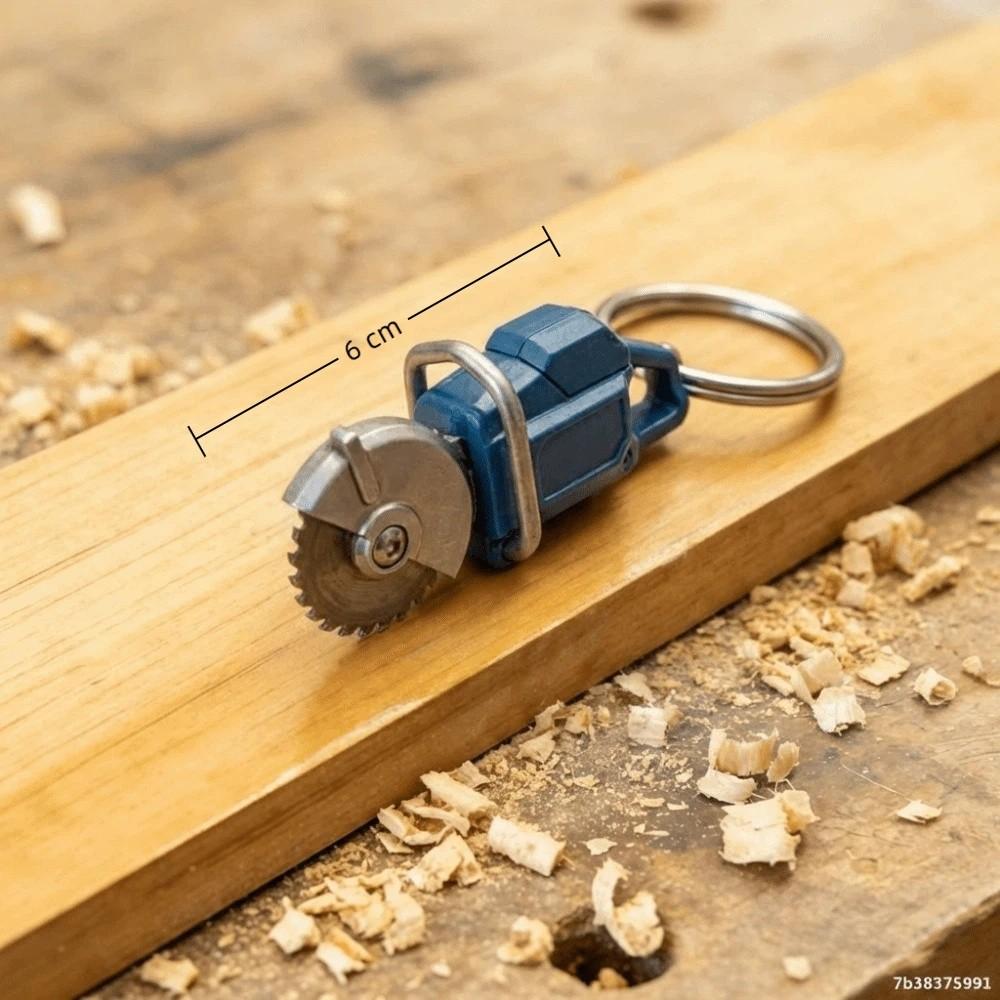 Pryskyřice Přenosná Klíčenka s motorovou pilou Kroužek Přívěsek na tašku Přenosná Úhlová bruska Klíčenka Ruční Venkovní Zahradnictví Prořezávání