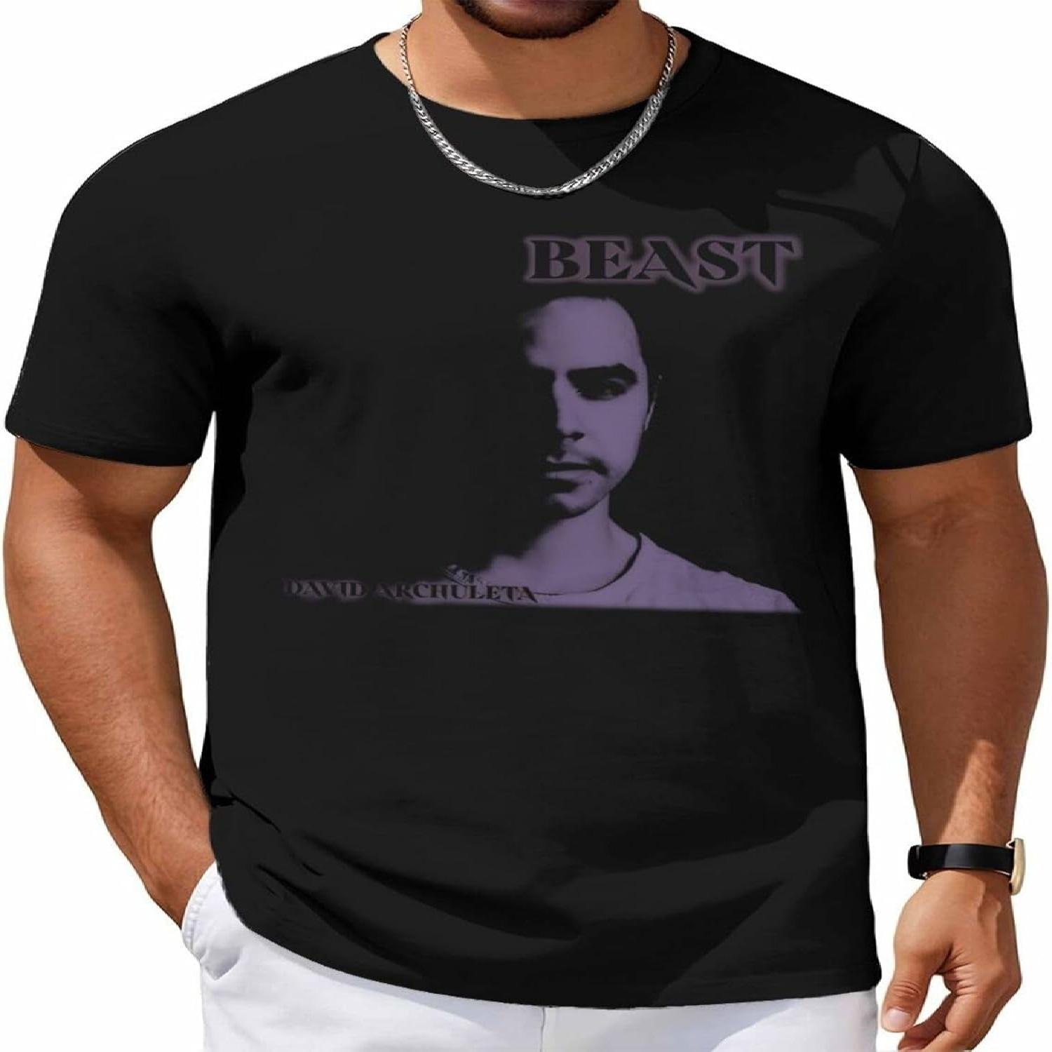 T Shirt Men s Short Sleeve Cotton Round Neck Fashion Graphic Print Streetwear Vintage Tees(1) S