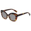 Women's Fashion Trend Cat Eye Myopia Sunglasses Elegant Personalized Thick and Durable UV Resistant Glasses Diopter To -4.0