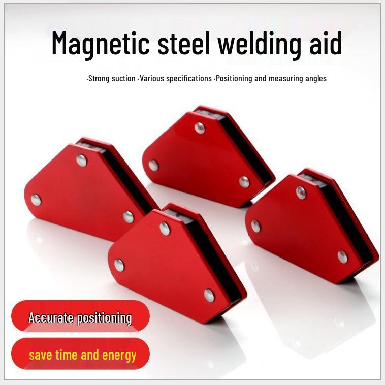 4-Piece Mini Magnetic Welding Positioner Set - 9Lb Capacity Tool