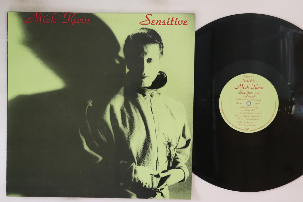 

12-дюймовая пластинка MICK KARN - Sensitive VS50812 Virgin 1983 UK Рок Б/У