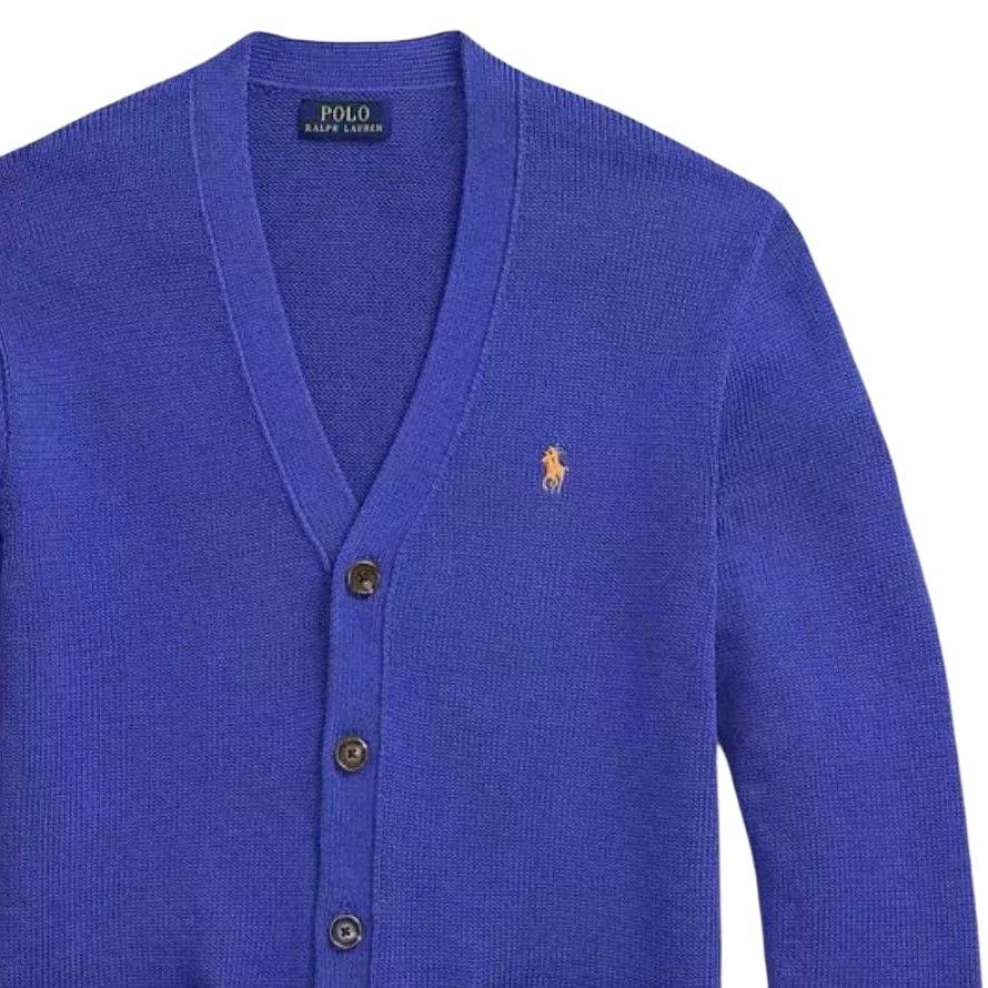 Polo Ralph Lauren Solid Color V-Neck Single-Breasted Long Sleeve Knit Sweater Men Sweater 710961170-004