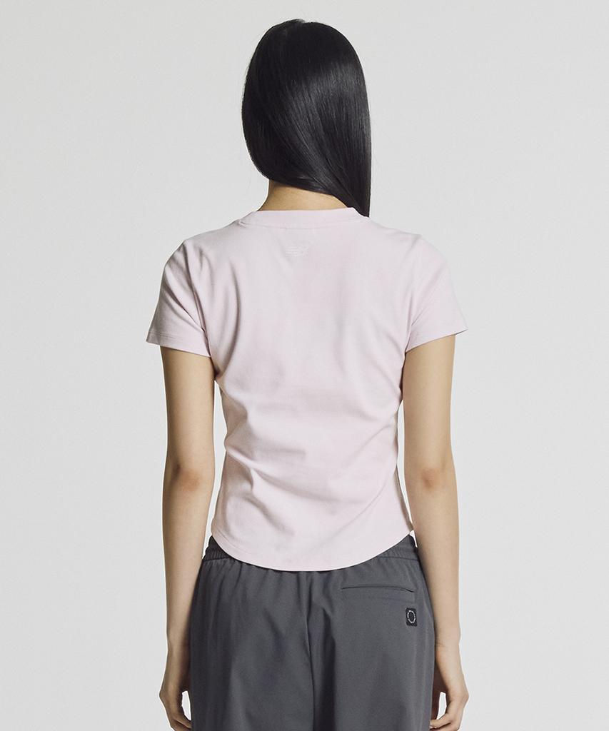 Nyuballanseu Nbneg2W432 / Women Essential Fitted Short Sleeve Tee (Pink)