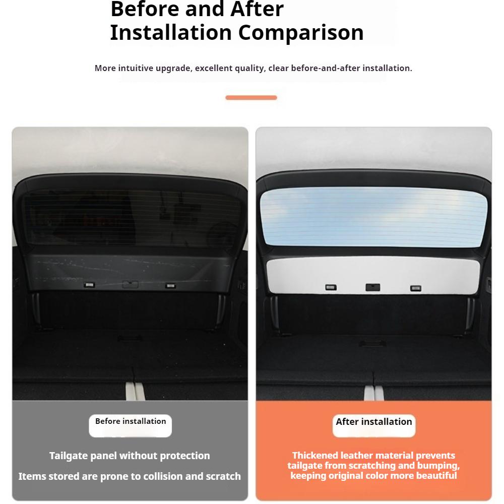 Fit For LYNK & Co 900 Car Specialized Tailgate Inner Anti Collision Sticker Trunk Protective Mat Auto