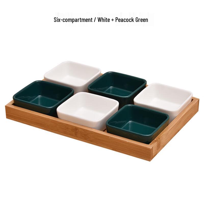 

OLOEY Divided Snack Serving Platter One Size