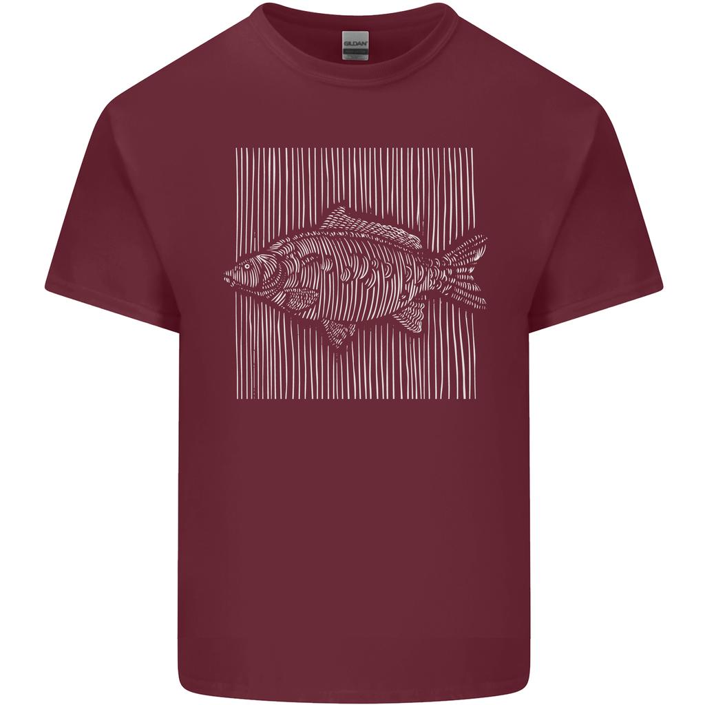 Carp Lines Fishing FisherUnisex Fish Angling Unisexs Light Cotton TShirt