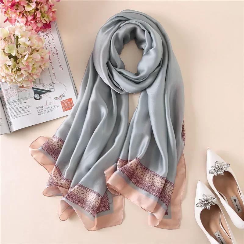 180*90cm muffler new Luxury Brand Scarf Women Shawls Wraps Spring Hijab Bufanda Foulard Female Bandana Beach Stoles Silk