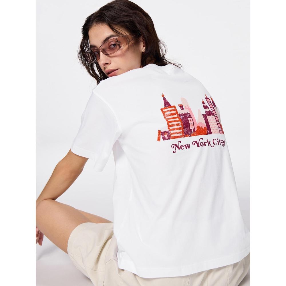 

GU by Uniqlo Графический музей мороженого T 01 OFF WHITE/XS