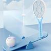 2-in-1 Electric Mosquito Swatter USB Rechargeable Mosquito Killer Lamp Fly Swatter  Home