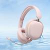 Wireless Headphones with RGB Lighting Lightweight Design Universal Foldable Bluetooth-compatible Gaming Earphones with Mic