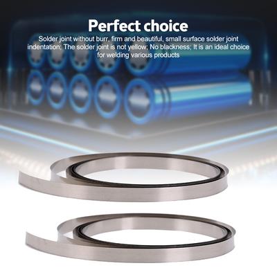 0.12mm 18650 Li-ion Battery Nickel Strip Sheet Nickel Plated Steel Belt Tape Connector Spot Welding BMS Parts 5/6/7/8/10/15mm