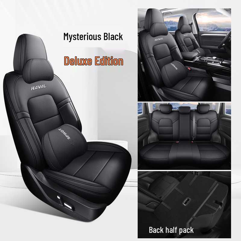 Haval Big Dog PLUS Perforated Leather Seat Cover: Trendy Fun & Wild Edition, Full Coverage, All-Season Cushion for 26 Models