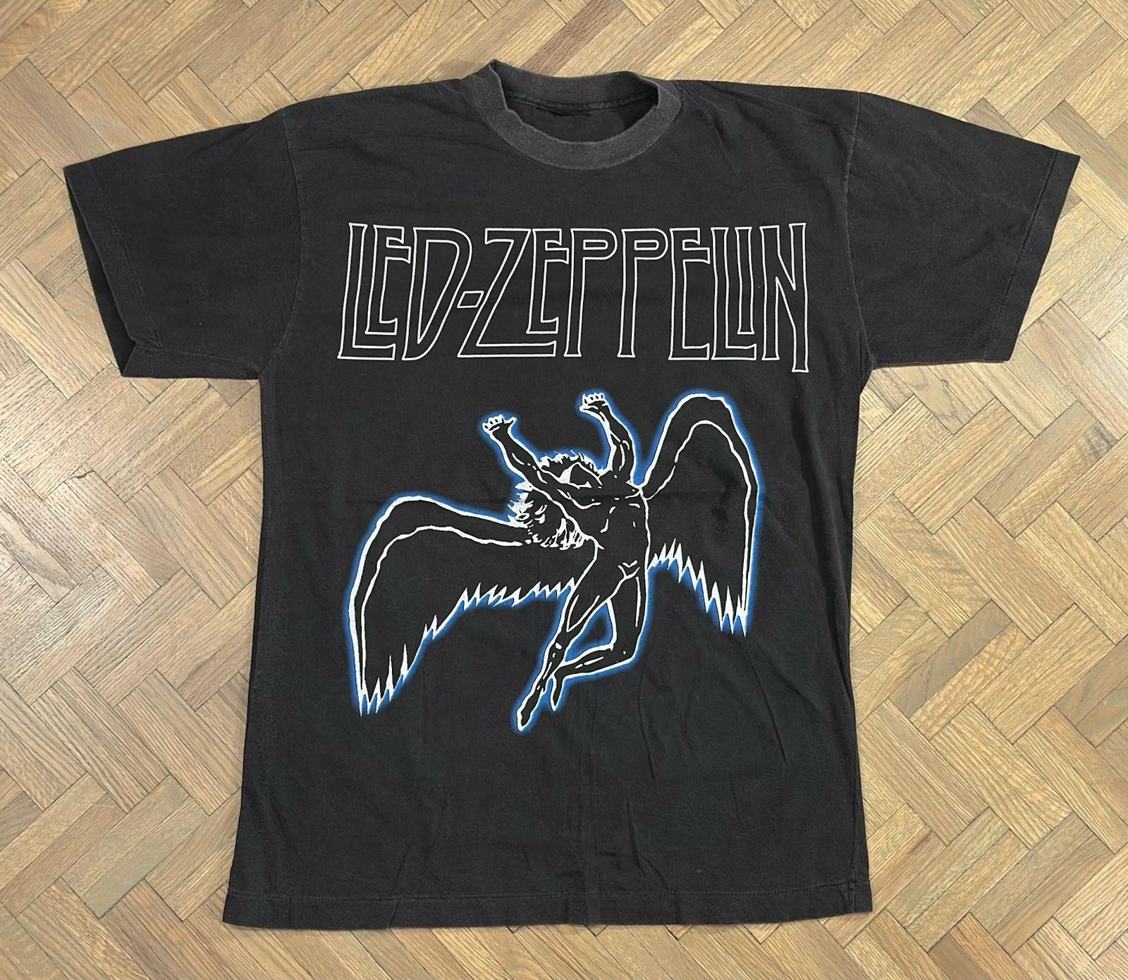 LED ZEPPELIN vintage 1984 ICARUS t shirt ROCK BAND Unisex T-Shirt XXL