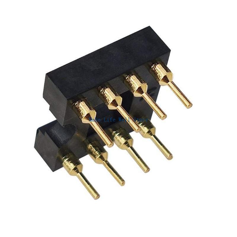 High Performances DIP8 IC Test Socket With Gold-Plated Round Hole 8pin Ic Socket For LM358, TL072 8pin Chip Components
