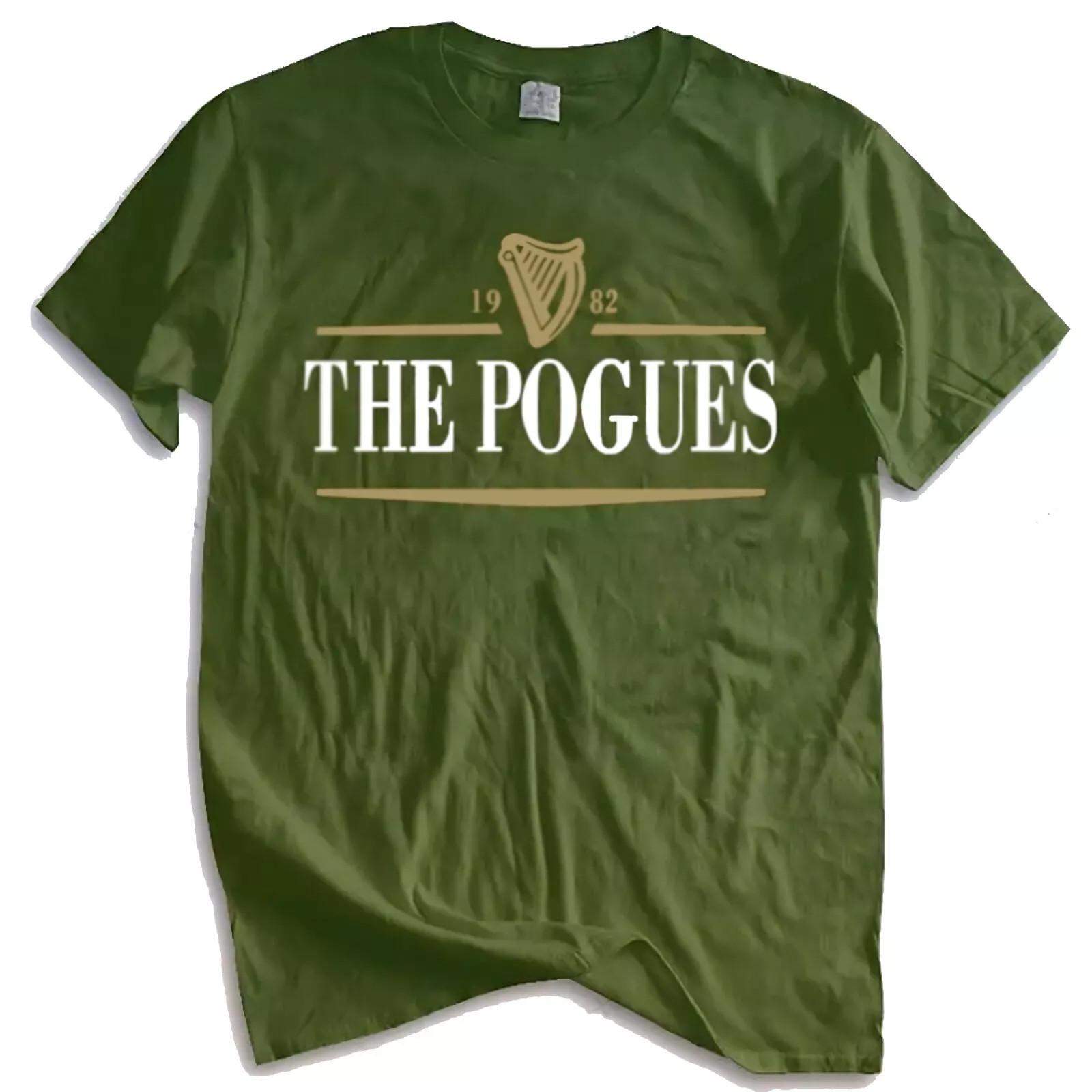 The Pogues Irish Punk Rock Band 1982 T Shirt Full Size S-5XL S